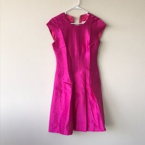 Kate Spade 'Vail' Silk Blend Fit & Flare Dress